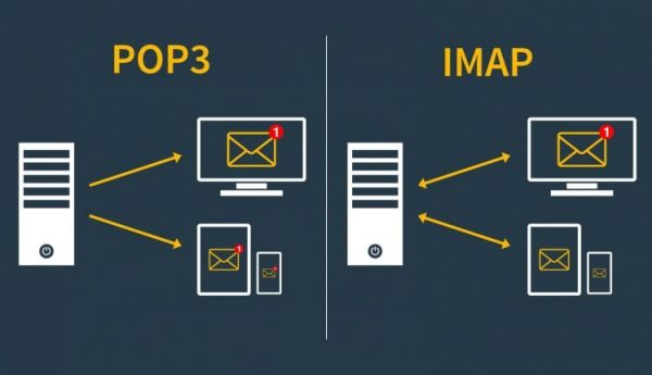 what is the difference between imap and pop3 email accounts